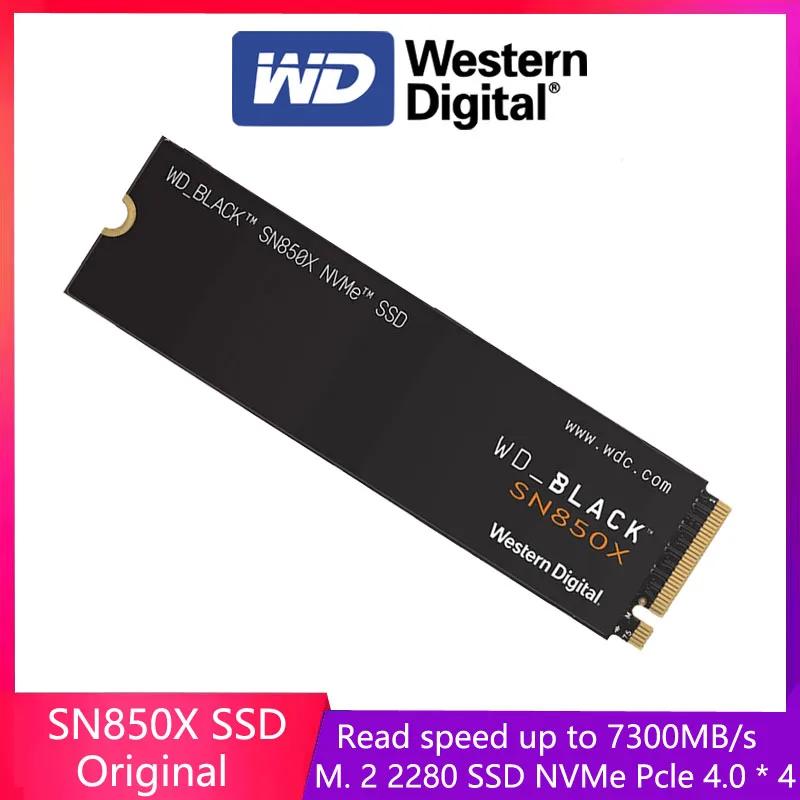   WD_BLACK SN850X SSD M.2 NVMe PCIe 4.0*4 б ִ 7300 MB/s 2280 SSD, ӿ ǻ Ʈ ̴ PC ƮϿ